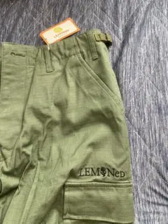 LEMONed カーゴパンツ オリーブグリーン 未使用　Sサイズ