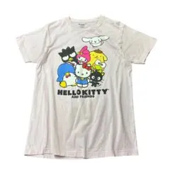サンリオ　キャラクタープリントTシャツ　古着　ピンク　8Sa