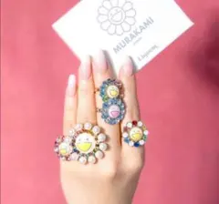 liquem リキュエム×村上隆　パールフラワー　リング　指輪　カイカイキキ murakami-20240130-013-4a5e47d4