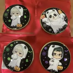 呪術廻戦 マルキューブ 狗巻棘　パンダ　禅院真希　缶バッジセット