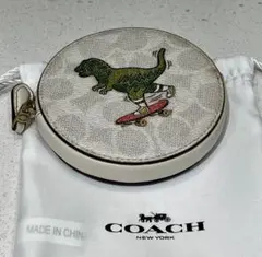 【美品】COACH　コーチ レキシー 丸型　小物入れ