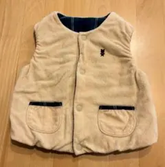 ミキハウス MIKIHOUSE FIRST ベビーベスト ベージュM96