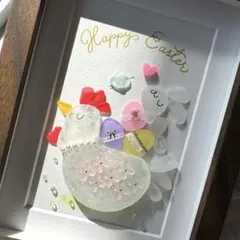 シーグラスアート＊ハッピーイースター＊