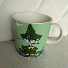 アラビア ムーミン マグカップ スナフキン グリーン