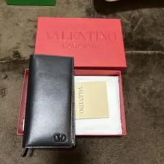 VALENTINO GARAVANI ブラック長財布　ヴァレンティノ　バレンチノ