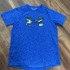 Under Armour 迷彩ロゴ Tシャツ 青YLG