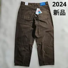 【新品タグ付】ポーラー ビッグボーイ L 茶 黒 デニム パンツ 極美品 レアのサムネイル