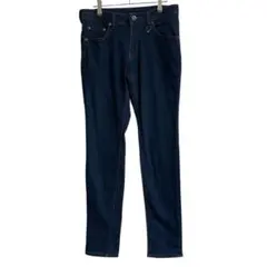 美品COMME CA ISM【M】裏起毛スキニーデニムパンツ　秋冬