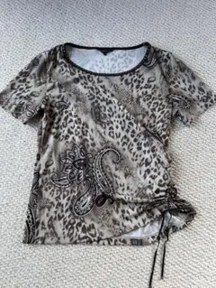 VALENZA SPORTS Tシャツ 日本製　バレンザ　半袖　アニマル　豹柄のサムネイル