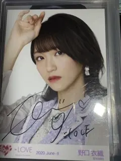 イコラブ 野口衣織 ミニフォトカード vol.11 レア = LOVE - メルカリ