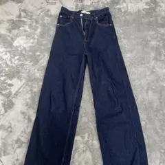 AZUL BY MOUSSY ワイドデニムパンツ Sサイズ インディゴ