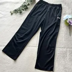 フィラ ꕤ トレーニングパンツ イージーパンツ トラックパンツ ブラック 薄手