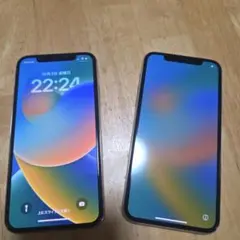 iPhone x 64GB ホワイト (2台)ジャンクあり