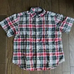 美品！Ralph Lauren 半袖チェックシャツ 130 保管品