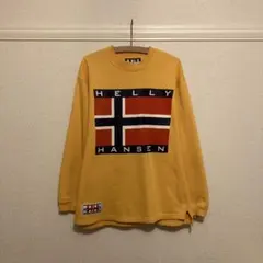 90's HELLY HANSEN ノルウェー国旗 スウェットシャツ