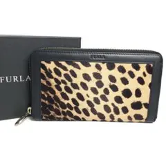 ヒョウ柄 長財布