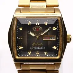 希少】ORIENT オリエント スリースター 自動巻き デイデイト 稼働品