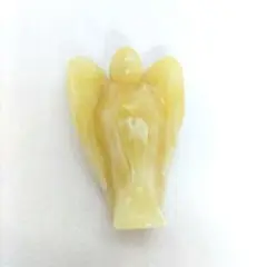 アラゴナイト　天使の置物