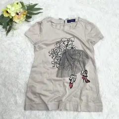 エムズグレイシー チュール使いプリントカットソー Tシャツ リボン 40のサムネイル