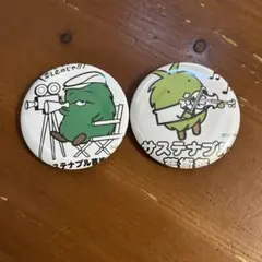 愛・地球博20祭　モリゾーキッコロ　サステナブル芸術祭　缶バッジ　2個セット
