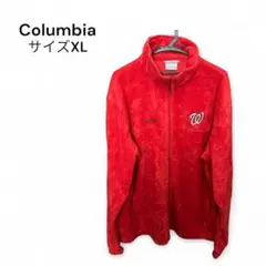 Columbia XL レッド フリースジャケット Washington