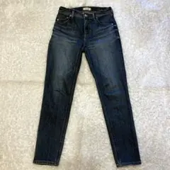美品 ヤヌーク ルース デニム W24 Ruth スリムテーパード YANUK