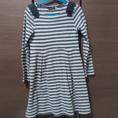 BeBe ストライプ ワンピース 130