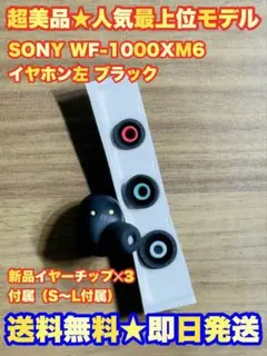 中古/左耳のみ/SONY WF-1000XM6/ブラック/黒/L - メルカリ
