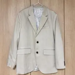 ベージュ テーラードジャケット　H&M