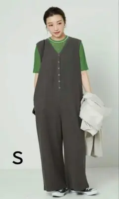 【新品】FREAK'S STORE／裏毛イージーオールインワン Ｓサイズ