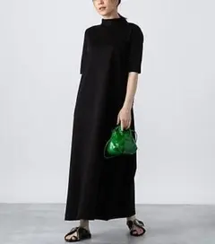 ■美品 SLOANE スローン スーピマポンチ バックリボンワンピースのサムネイル