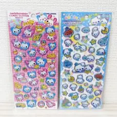 【新品未開封】2点セット キャンディグリッターステッカー