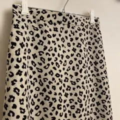 GLOBAL WORK レオパード・ヒョウ柄 ロングスカート
