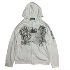 Japanese label Y2K skull hoodie archive