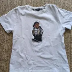 バーバリー　ベアー　半袖Tシャツ　白　キッズ140から150
