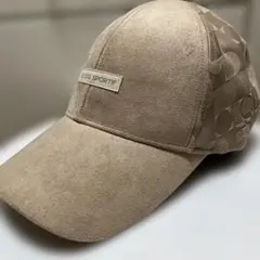 秋冬 ルコック キャップ 帽子 ベージュ レディース