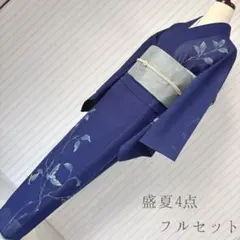 絽 紗 夏着物 静寂舞う鳥 盛夏 150 訪問着 フルセット 着物 夏5 - メルカリ