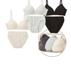 3セット⭐️ノンワイヤーブラ＆ショーツ Mサイズ