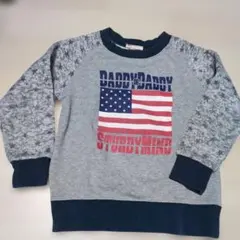 Daddy Oh Daddy アメリカ国旗トレーナー