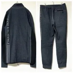 アルマーニ　エクスチェンジ　セットアップ　トラックジャケット　背面ロゴプリント