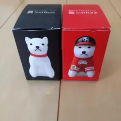 ソフトバンク·お父さん犬ストラップ·2個セット·非売品
