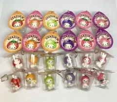 残りわずか　うさずきん　カプセル　キーホルダー　レトロ　12個　うさぎ 残りわずか うさずきん カプセル キーホルダー レトロ 12個