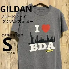 GILDAN ブロードウェイダンスアカデミー 両面プリント グレー 予測のS