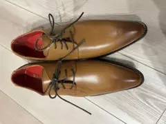 【美品】ZEENO ブラウン レースアップ ビジネスシューズ