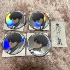 桃角桜介　ベースヤードトーキョートレーディング ビッグカンバッジ オーロラ