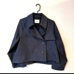 【美品★】earthmusic&ecology アウター　トレンチ　紺　ネイビー