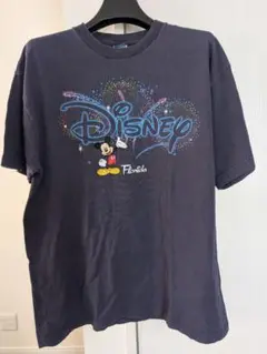 Disney ミッキーマウス Tシャツ ネイビー