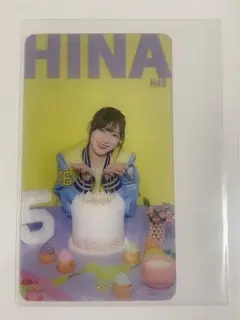 日向坂46 河田陽菜 ひなコレ クリアカード ひなこれ