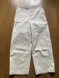 無印良品 コーディロイ ワイドパンツ