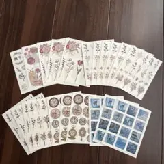 DAISO seria ダイソーセリア　シートシールまとめ売り21枚
